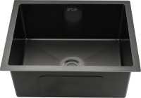 Мойка кухонная Gappo GS5040-6 с коландером, графит