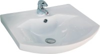 Тумба с раковиной AQUATON Рико 50 белая, ясень фабрик