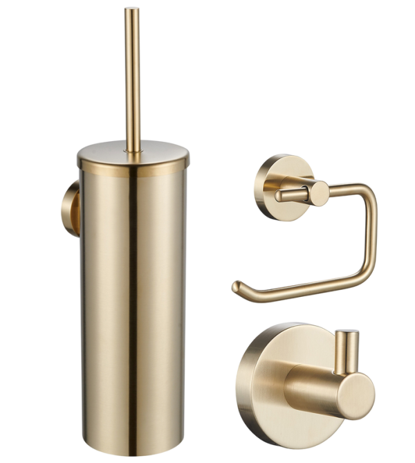 Набор Wonzon & Woghand WW-8100-G 3 предмета, брашированное золото