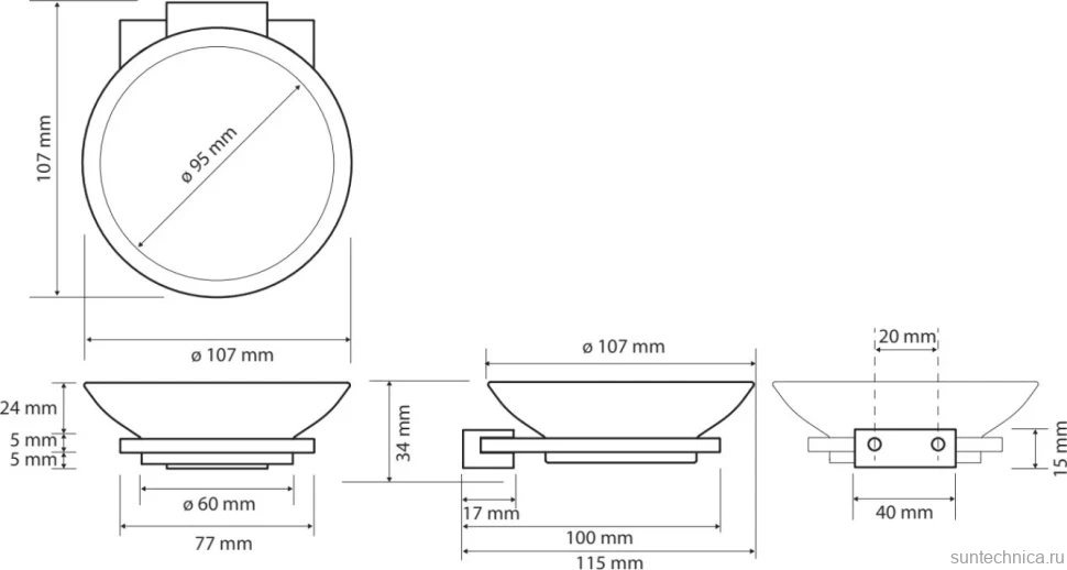 Набор Стакан Bemeta Galla 108110020 + Мыльница 108108020