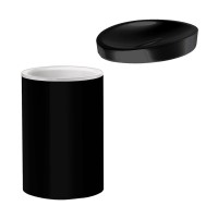 Набор Стакан Colombo Design Plus W4941.NM + Мыльница W4940.NM Набор Стакан Colombo Design Plus W4941.NM + Мыльница W4940.NM