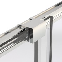 Душевой уголок Vincea Stella VSR-1ST1013CL 130x100 см, профиль хром, стекло прозрачное