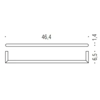 Полотенцедержатель Colombo Design Mini B4010.GM графит Полотенцедержатель Colombo Design Mini B4010.GM графит