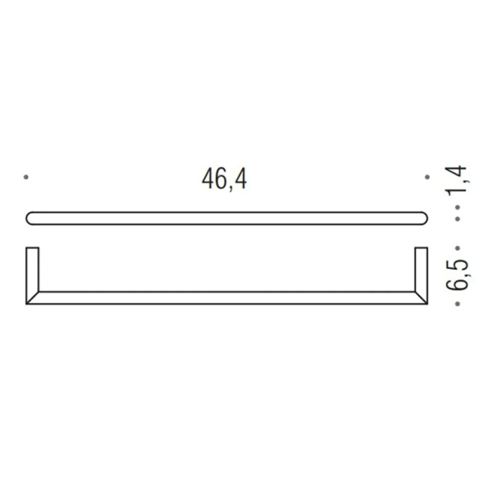 Полотенцедержатель Colombo Design Mini B4010.GM графит