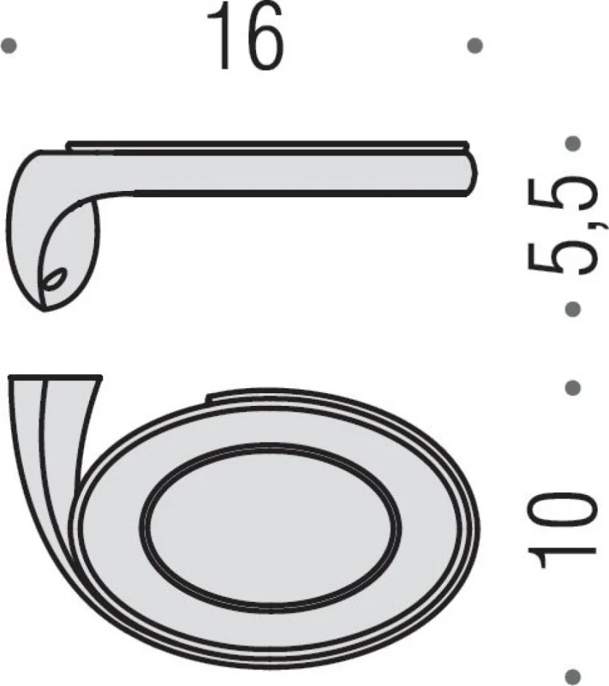 Набор Стакан Colombo Design Link В2402 DX.000 + Мыльница В2401 DX.000