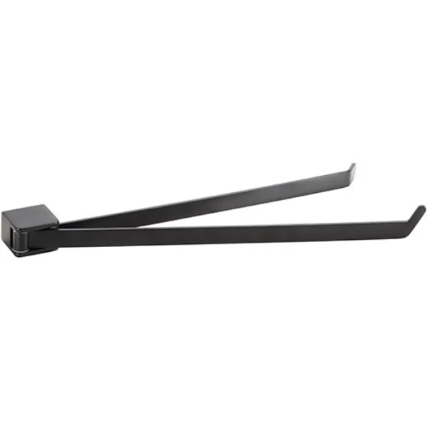 Полотенцедержатель Bemeta Organic Black 167004100 двойной, поворотный, черный матовый