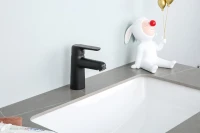 Смеситель для раковины Frap H17 F1017-6 черный Смеситель для раковины Frap H17 F1017-6 черный