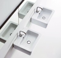 Накладная раковина Kerasan Ego 324101*1 50 см, белая Накладная раковина Kerasan Ego 324101*1 50 см, белая