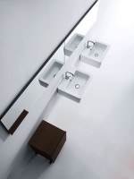 Накладная раковина Kerasan Ego 324101*1 50 см, белая Накладная раковина Kerasan Ego 324101*1 50 см, белая