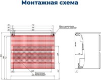 Тумба под раковину без столешницы Aquanet Джейн (Flat) 80 подвесная, бежевая