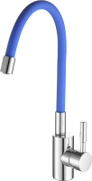 Смеситель для кухни Fashun A4053+B01 хром, синий Смеситель для кухни Fashun A4053+B01 хром, синий