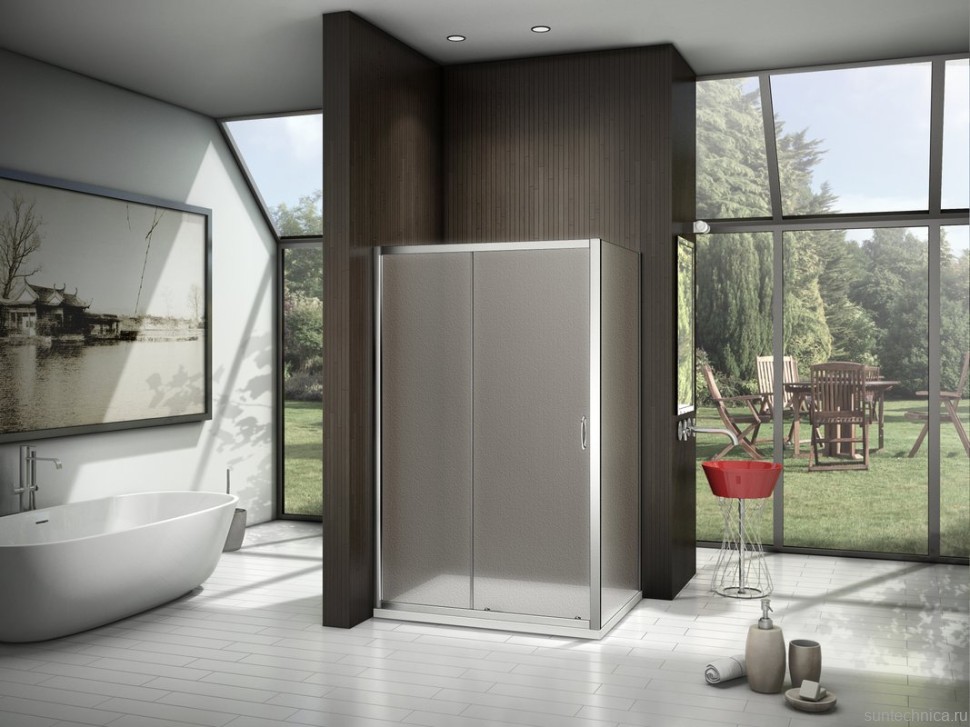 Душевой уголок Good Door Latte WTW+SP-G-WE 120x80 + очиститель для стекол