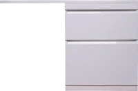 Тумба под раковину Style Line Даллас 130 Люкс Plus напольная, белая