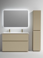 Тумба с раковиной Sancos Folk Floor 120 напольная, капучино, раковина CN7016