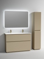 Тумба с раковиной Sancos Folk Floor 120 напольная, капучино, раковина CN7016