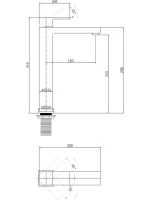 Смеситель для раковины Abber Daheim AF8211B черный