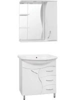Зеркало Style Line Амелия С 75 белое