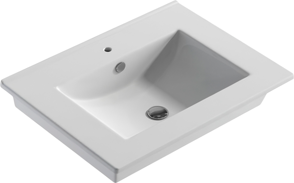 Мебельная раковина Sanita luxe Quadro 60 QDR60SLWB01