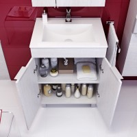 Мебельная раковина Sanita luxe Quadro 60 QDR60SLWB01
