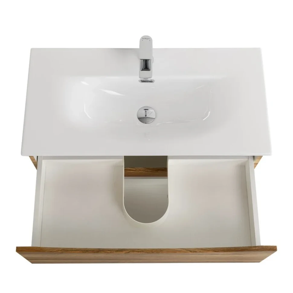 Мебель для ванной комнаты BelBagno Marino-cer-mini 70 подвесная, rovere rustico