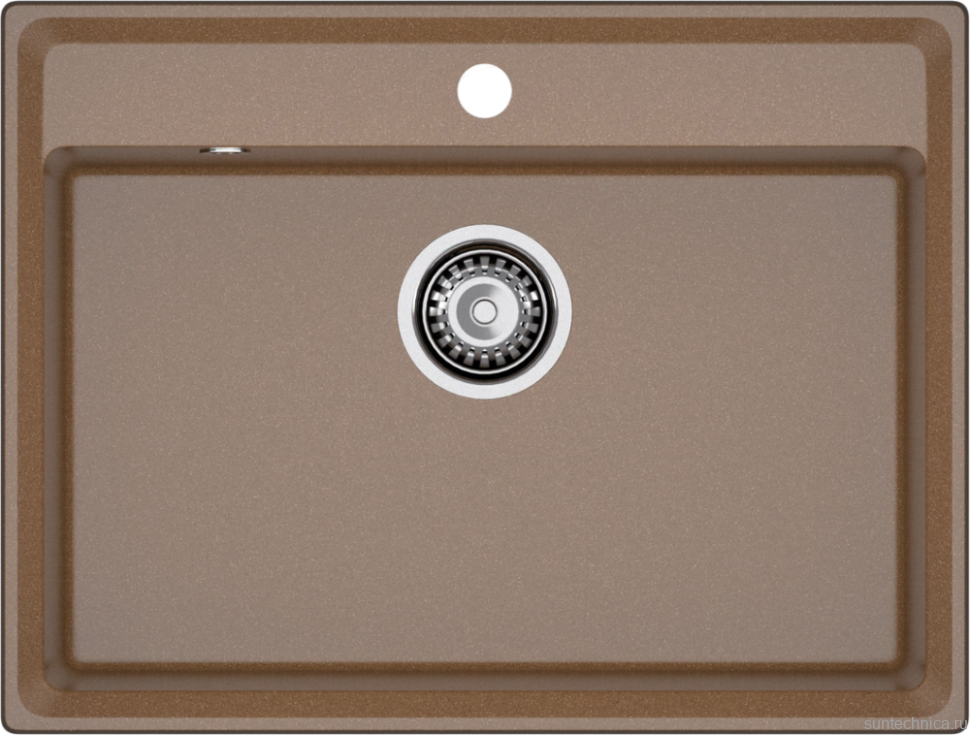 Комплект Мойка GranFest Level LV-660 терракот + Смеситель MEGA Mega