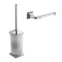 Набор Держатель Colombo Design Portofino B3208S хром + Ершик B3206 хром Набор Держатель Colombo Design Portofino B3208S хром + Ершик B3206 хром