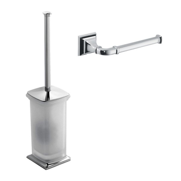 Набор Держатель Colombo Design Portofino B3208S хром + Ершик B3206 хром