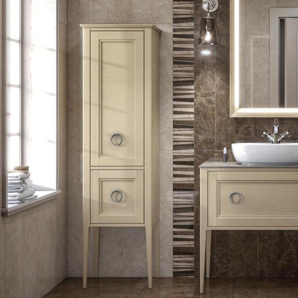 Шкаф пенал для ванной KERAMA MARAZZI Plaza Classic Neo 165 капучино