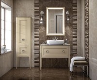 Шкаф пенал для ванной KERAMA MARAZZI Plaza Classic Neo 165 капучино