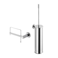 Набор Держатель Colombo Design Plus W4908.SX + Ершик W4962 хром