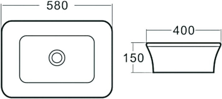 Раковина SantiLine SL-2105