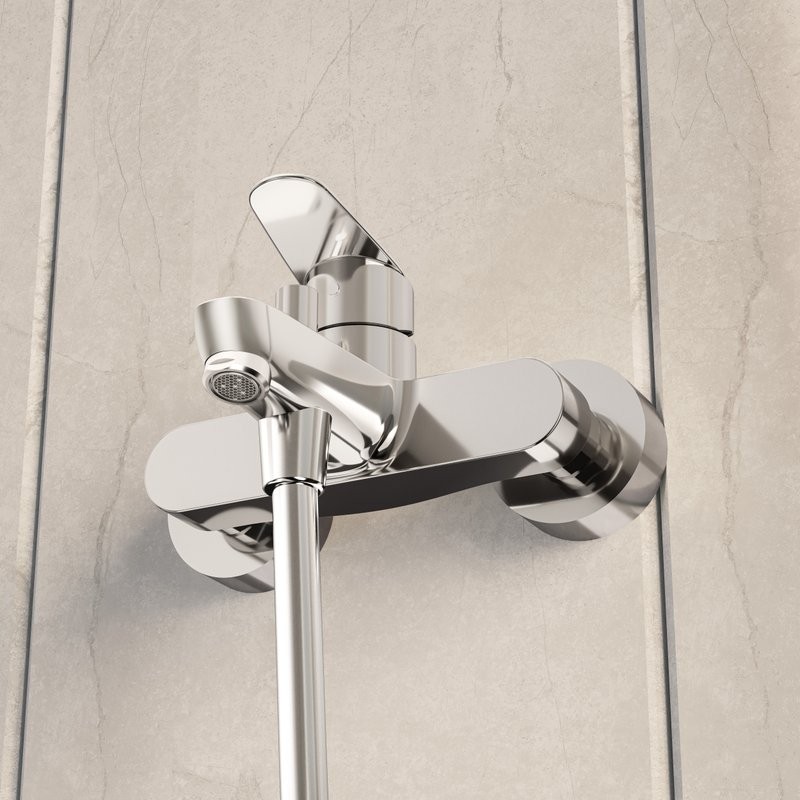 Смеситель для ванны с душем VitrA Flow Round хром