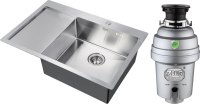 Комплект Мойка Zorg Inox R 7851 R + Измельчитель Inox D