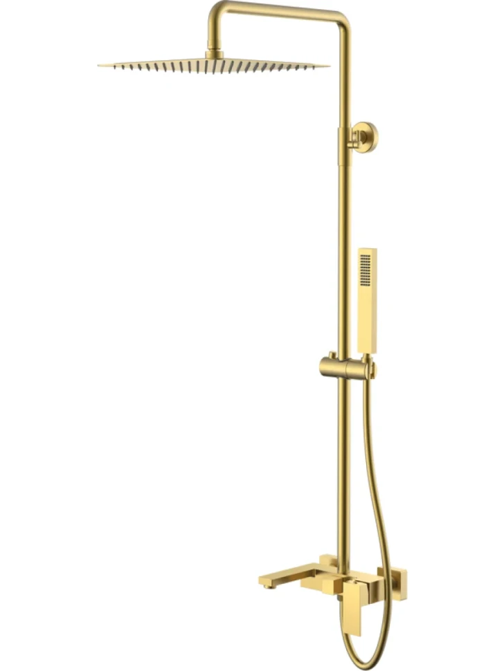 Душевая стойка Boheme Qubic 478-MG matt gold