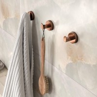 Крючок Wasserkraft Tauber 77723 розовое золото, на шурупах