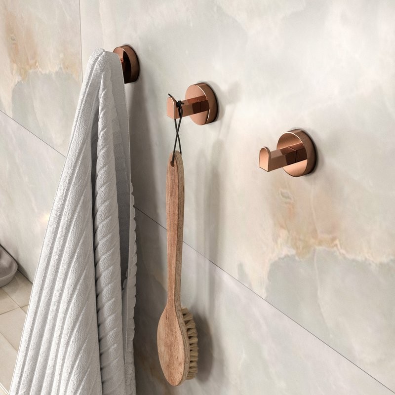 Крючок Wasserkraft Tauber 77723 розовое золото, на шурупах