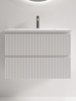 Тумба с раковиной Sancos Snob R 70 Bianco, раковина CN7029