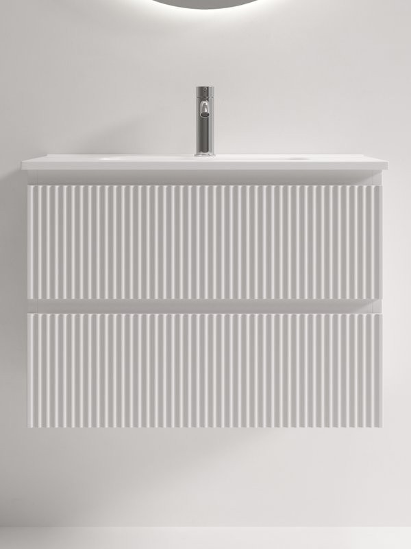 Тумба с раковиной Sancos Snob R 70 Bianco, раковина CN7029