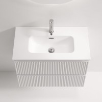 Тумба с раковиной Sancos Snob R 70 Bianco, раковина CN7029