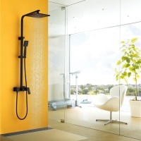 Душевая стойка Abber Daheim AF8220B черная матовая