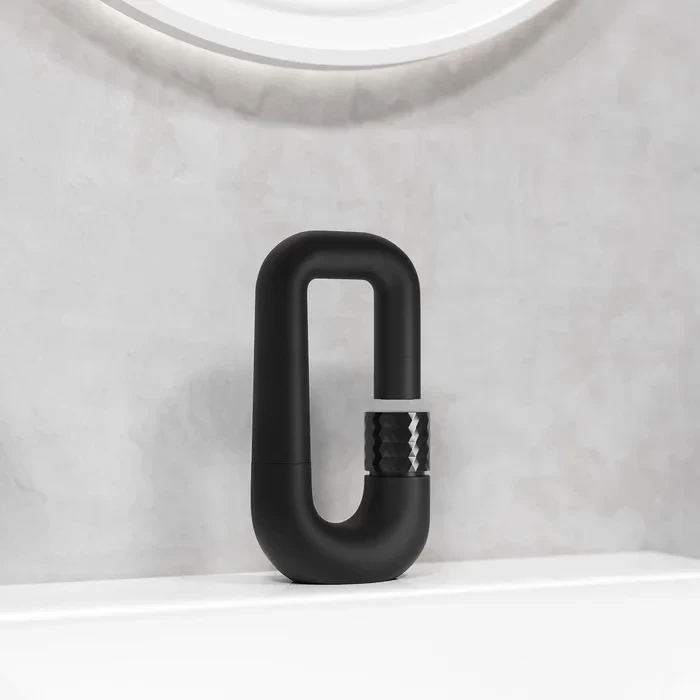 Смеситель для раковины IDDIS Twist TWIBLBTi01 матовый черный