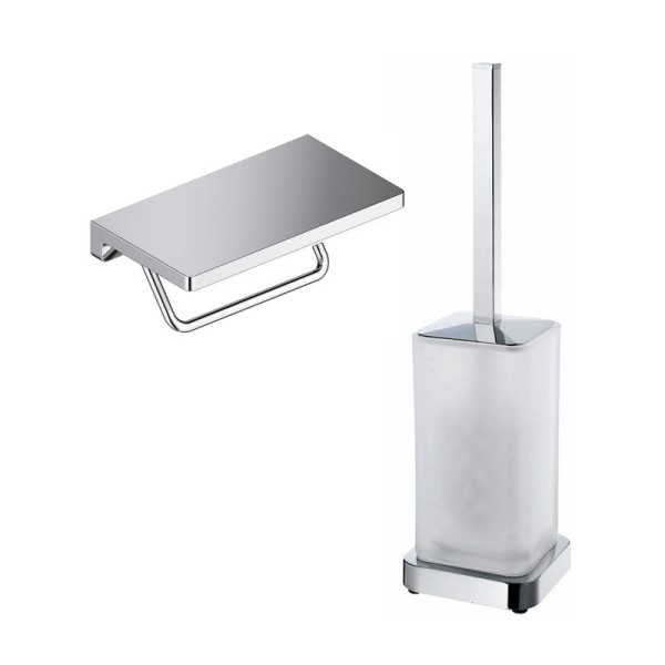 Набор Держатель Wasserkraft K-1425 с полкой для телефона + Ершик K-1037