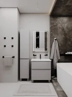 Тумба напольная SanStar Riana 70 Без раковины для ванной комнаты, Грей Тумба напольная SanStar Riana 70 Без раковины для ванной комнаты, Грей