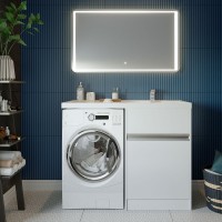 Мебель для ванной комнаты AQUATON Лондри 60 R под стиральную машину