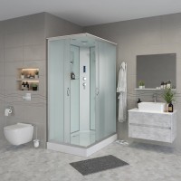 Душевая кабина Niagara Classic NG-43185-14QP 110х80 см, с пультом управления и FM-радио