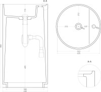 Раковина Salini Armonia Top 01 130114G