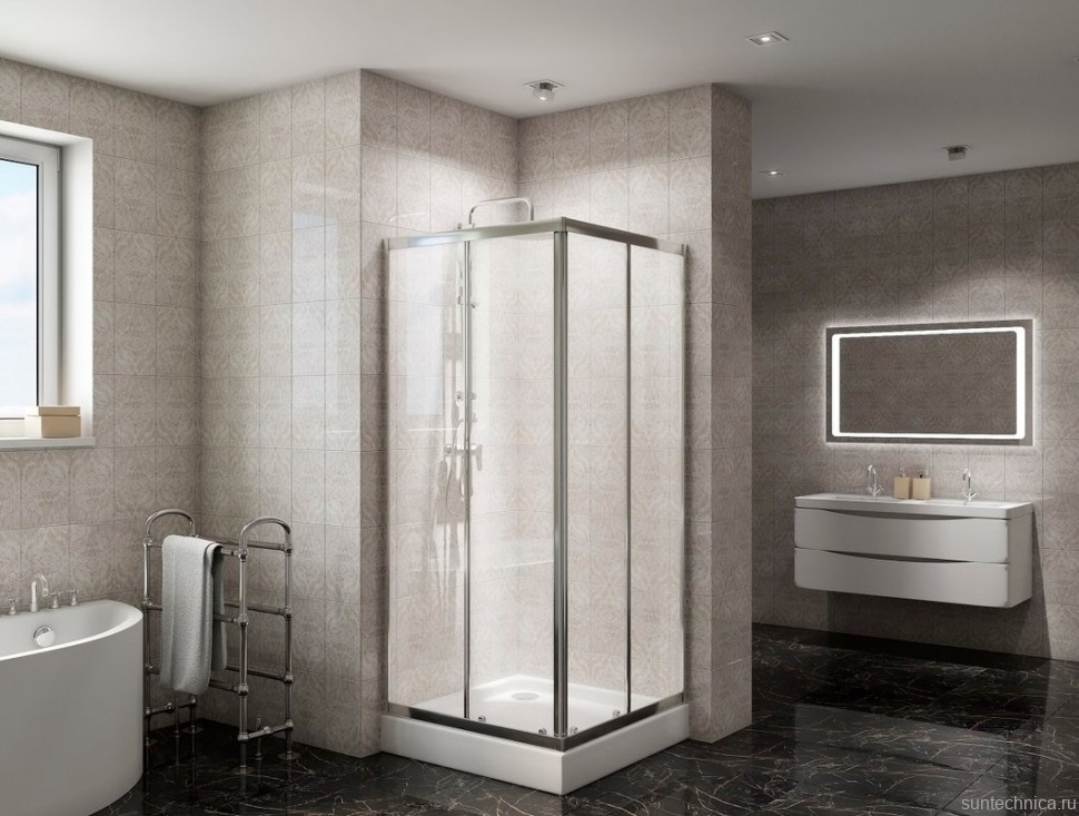 Душевой уголок BelBagno Due A 2 80 C Cr