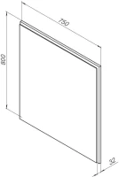Мебель для ванной комнаты Aquanet Nova Lite 75 1 ящик