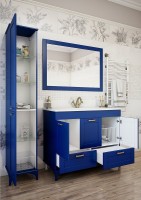 Мебель для ванной комнаты Sanflor Ванесса 105, напольная, индиго