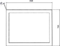 Мебель для ванной комнаты Sanflor Ванесса 105, напольная, индиго
